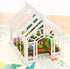 Liif Greenhouse Mothers Day Card - 3D Pop Up Birthday Card for Her, Mom, Wife, Sister