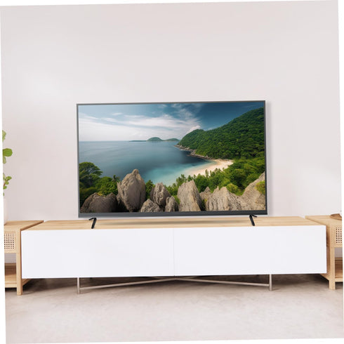 Zerodeko 2 Pcs Plastic Tv Mount Stand with Non Slip Base Pad Stable and Reliable Tv Holder Brackets for Screens