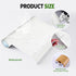 Magnetic Dry Erase Whiteboard Paper, 50 x 18 Inch, Self Adhesive Magnetic Dry Erase Sticker for Wall, Includes 50