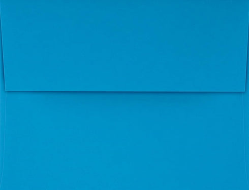 LUXPaper A2 Invitation Envelopes | Peel & Press | 4 3/8" x 5 3/4" | Pool Blue | 80lb. Text | 50 Qty by LUXPaper