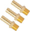 SUNGATOR 3-Pack 3/8 Inch Barb × 1/4 Inch NPT Hose Barb Fittings, Brass Air Hose Pipe Adapter for 3/8" Barb to 1/4" NPT