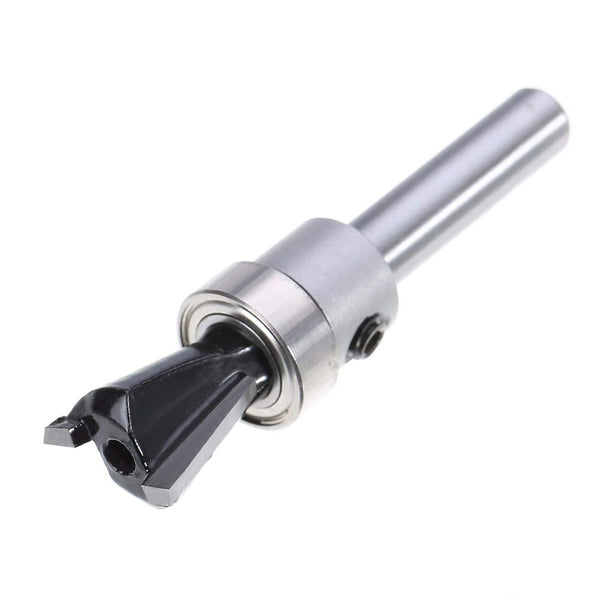 1/4" Shank Dovetail Router Bit, 10 Degree Wood Milling Cutter Tool for Furniture Building Cabinet Making