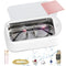 Ultrasonic Glasses Cleaner 640ML Ultrasonic Jewelry Cleaner for All Jewelry Ring Gold