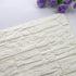 Waterproof Self Adhesive 3D Wall Panels, Peel and Stick Wallpaper, White Foam Decor for Home Office Background Wall (1)