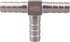 Stainless Steel 1/2" Hose Barb, 3 Way Tee T Shape Union Barbed Splitter Fitting
