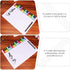 TEHAUX 4pcs Dry Erase Music Staff White Boards, 11 x 8 Inch Erasable Music Whiteboard for Kids Students Musicians