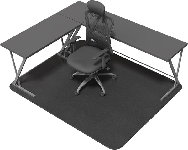Office Chair Mat 30"x55" for Hard Floors, Heavy Duty Slip Resistant Under Desk Mat for Hardwood
