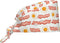Nurse Scrub Cap Men Women with Buttons - Cute Eggs Bacon Print