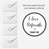 Mobiusea Creation I Love Referrals Stickers Roll | Thank You | 1.5 inch | Waterproof | 500 Labels for Realtor Supplies,