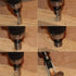 Utoolmart 8pcs Wood Plug Cutter Drills Bit Set - 1/4 3/8 1/2 5/8 for Woodworking, High Carbon Steel