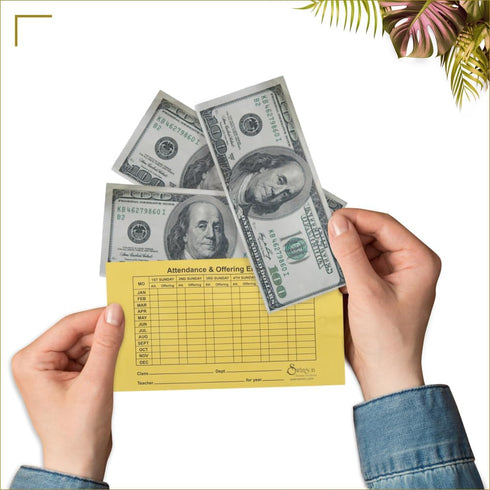 Church Offering Envelopes for Tithes and Offering, Swanson Christian Products (10, ATTENDANCE AND OFFERING)