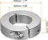 2pcs Shaft Collar 25mm Bore Aluminum Alloy Set Screw Split Clamp-On Collars, 45mm OD, 12mm Width, for Wheel Barrow Axle, Gearbox Assemblies, Machine Tools, Industry, Anodization