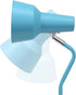 LD1072-CYN 15.2" Simple Designs Sleek Essentials Metal Cone Shade Desk Lamp with Adjustable Shade and Dual USB Ports