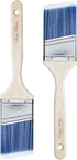 Bates Paint Brushes, 2.5 inches, 2 Pack Angle Brushes for Walls, Stain, Furniture Painting