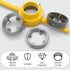 PVC Thread Maker Tool Kit, NPT Die Set Pipe Threader Plumbing Tool with 3 Dies, 1/2", 3/4", 1"