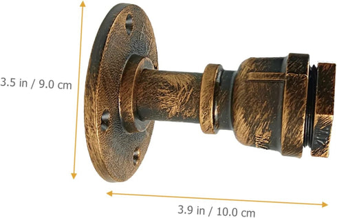 KALLORY Vintage Rustic Wall Sconce - Iron Light Fixture for Home