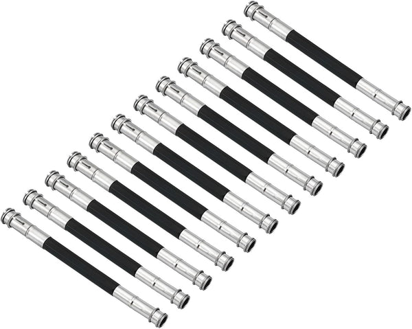 PATIKIL Pencil Extenders, 12 Pack Metal Dual Head Adjustable Pencil Holder Extender for Artists Drawing Shading