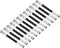 PATIKIL Pencil Extenders, 12 Pack Metal Dual Head Adjustable Pencil Holder Extender for Artists Drawing Shading