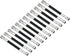 PATIKIL Pencil Extenders, 12 Pack Metal Dual Head Adjustable Pencil Holder Extender for Artists Drawing Shading