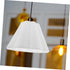 Unomor Fabric Scalloped Lampshade Replacement for Table Floor Wall Lamps Rustic Cloth Light Cover with Soft Diffused