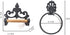 Assiavree 1PC Toilet(1*Toilet Paper Towel Rack, Toilet Roll Holder,Antique Hanging Vintage Toilet Paper Holder