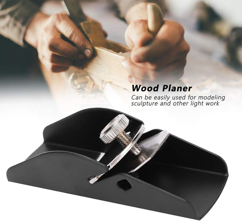 Hand Planer, Mini Wood Planer Tool for Woodworking Flat Bottom Trimming and Surface Smoothing