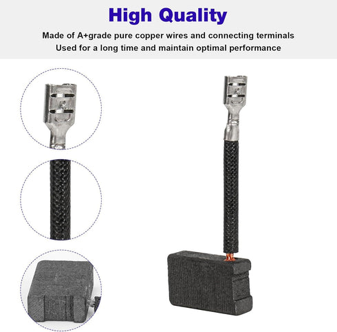 4Packs Carbon Brushes 381028-02 381028-08, Compatible with Dewalt Electric Power Tools DW368 Series