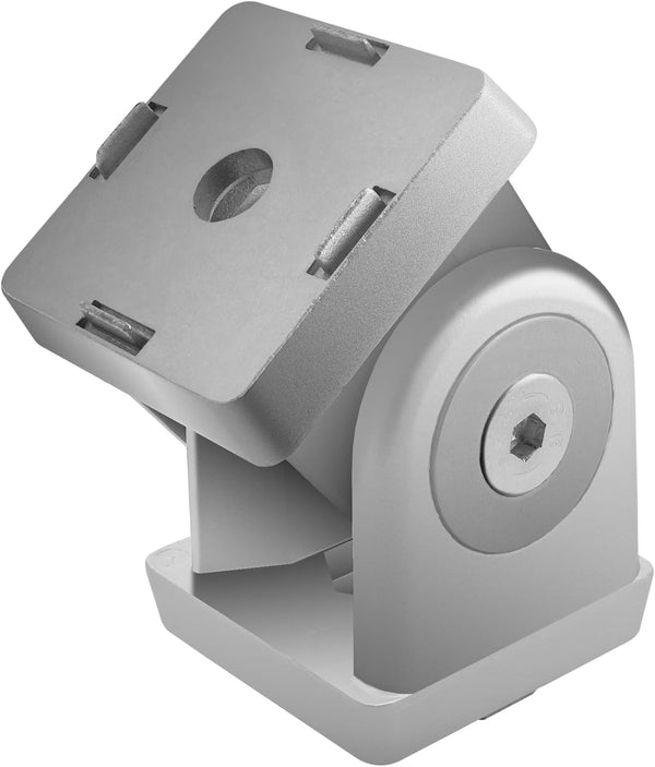 8020 14017 15 Series 2 Hole Flexible Pivot Joint Connector Fittings, 180 Degree Adjustable Pivot Joint