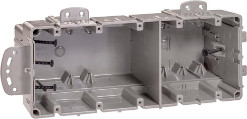 Southwire MSBMMT5G 5 Gang Multi Mount Device Box with Depth Adjustable, Heavy Duty 42lb,Gray by Southwire