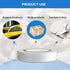 Wapodeai 3PCS White Electrical Tape, Premium Waterproof, Flame Retardant, High Temperature Resistance, 0.62 in X 49 ft