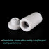 MECCANIXITY PTFE Lab Stirrer Bearing Adapter, 21.5mm to 25mm Stopper for 8mm Diameter Shaft, 2Pcs