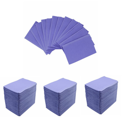 Bibs,125pcs 13 18 inches Disposable Dental X Table Covers Clean Pad,Underpad Hygiene Personal Bib Waterproof Table loth