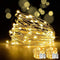 YoTelim LED Fairy String Lights - 2 Set 100 LED 33ft Micro Silver Wire for Indoor Decorations
