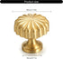 COOLHOOD 2Pcs Drawer Pulls Brass Dressers Knob Cupboard Handle Modern Furniture Handle Round Stripe Bedside Cabinet