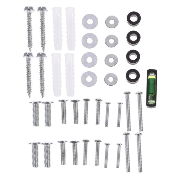 OSALADI 1set Tv Mounting Screws Iron Hardware for Wall-Mounted Tv Stands Easy Installation