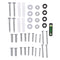 OSALADI 1set Tv Mounting Screws Iron Hardware for Wall-Mounted Tv Stands Easy Installation