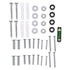 OSALADI 1set Tv Mounting Screws Iron Hardware for Wall-Mounted Tv Stands Easy Installation