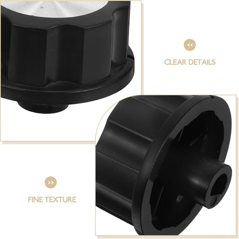 1.18In Set 2 UKCOCO Oven Control Knobs Replacement for Air Fryer Timer Switch Stovetop and Bbq Grill Kitchen Appliance