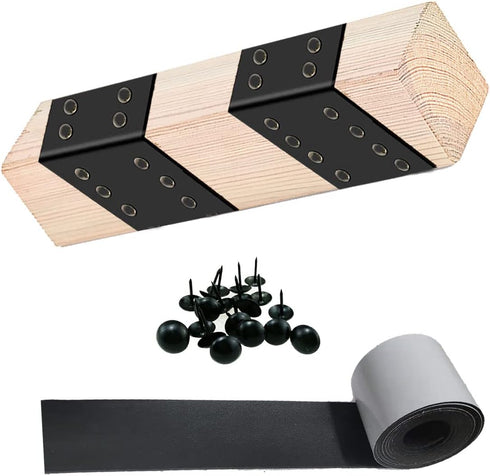 Fortunemee Faux Wood Beam Strap, 6ft Length Faux Leather Beams Gap Hiding Strap,