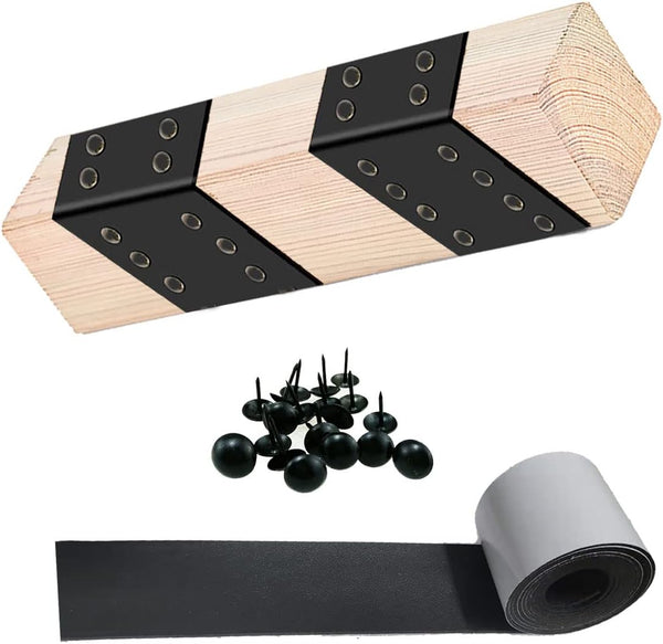 Fortunemee Faux Wood Beam Strap, 6ft Length Faux Leather Beams Gap Hiding Strap,