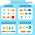 Generic Set Magnetic Fraction Demonstration Book,Educational high Magnetic Fraction Educational Puzzle,Score Disk