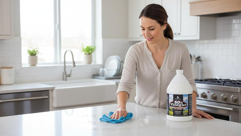 50% 12.5x (1 Belle Chemical Pure Concentrated Vinegar Stronger Indoor and Outdoor Cleaner Gallon)