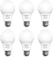 SHINESTAR A19 LED Light Bulb 60W Equivalent E26 Base 9W 5000K Daylight 800 Lumens Non-Dimmable, 6-Pack