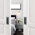 Ravinte 4 Pack Black Flush Pulls, 5.9in Length Sliding Closet Door Handles, Recessed Finger Pulls, Stainless Steel