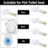YBEATY 4 Pcs Toilet Seat Lift Handle Toilet Lid Lifter Sticky Seat Handle Lifter Multi-Function Avoid Touching Lift