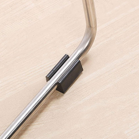 40Pack 7-8mm uxcell Rectangle Shaped Chair Legs Tips, Fitting Metal Tube Legs - Plastic Furniture Protector Feet Glides