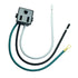 15A/125V Panel Mount AC Outlet, NEMA 5-15R Snap-In Receptacle, Grounding Power Socket with 14AWG Leads