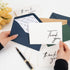 50 4x6, 2 AZAZA Bulk Thank You Cards with Envelopes Navy Blue Thank You Cards Minimalistic Designs, Funeral Thank You