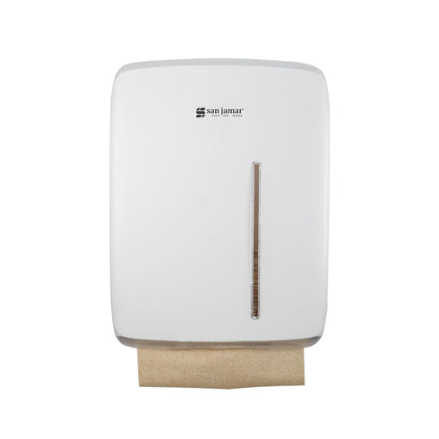 San Jamar Timeless Commercial Folded/Multifold Paper Towel Dispenser for Bathroom and Kitchen,