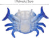 Dark Blue Creative Crab Pen Holder, Weightlifting Crabs Storage Rack for Office Desktop Decoration